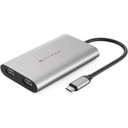 Картридеры и USB-хабы Targus HyperDrive Dual 4K HDMI Adapter for M1\/M2\/M3 MacBook