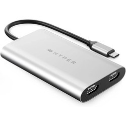 Картридеры и USB-хабы Targus HyperDrive Dual 4K HDMI Adapter for M1\/M2\/M3 MacBook