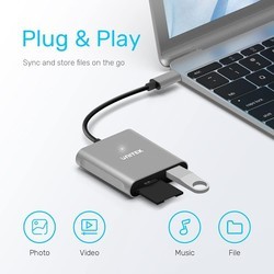 Картридеры и USB-хабы Unitek USB 3.1 3-in-1 USB-C Card Reader