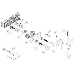 Душевые системы Tres B-System 30725204