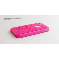 Чехлы для мобильных телефонов Hoco Leopard Pattern Crystal Case for iPhone 4/4S