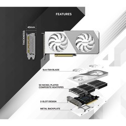 Видеокарты INNO3D GeForce RTX 4070 Ti SUPER TWIN X2 OC WHITE