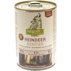 Корм для собак Isegrim Adult Forest Canned with Reindeer 400 g