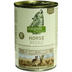 Корм для собак Isegrim Adult Steppe Canned with Horse 400 g