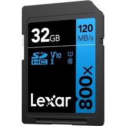 Карты памяти Lexar High-Performance 800x SD UHS-I Card BLUE Series 32&nbsp;ГБ