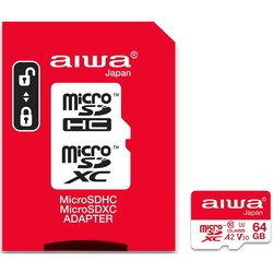 Карты памяти Aiwa microSD + Adapter 64&nbsp;ГБ