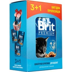 Корм для кошек Brit Premium Pouches Kitten 4 pcs