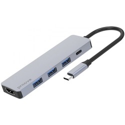 Картридеры и USB-хабы Proove Iron Link 5 in 1 (3*USB3.0 + Type C + HDMI)