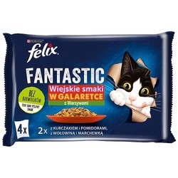 Корм для кошек Felix Fantastic Country Flavors in Jelly 4 pcs