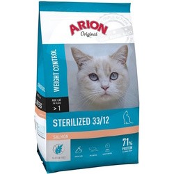 Корм для кошек ARION Original Sterilized 33/12 Salmon  7.5 kg