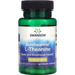 Аминокислоты Swanson Suntheanine L-Theanina 100 mg 60 cap