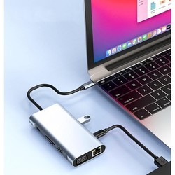 Картридеры и USB-хабы Tech-Protect V7-Hub 10in1