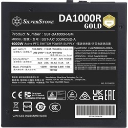 Блоки питания SilverStone Cybenetics Gold SST-DA1000R-GM