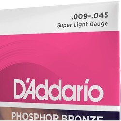 Струны DAddario Phosphor Bronze 9-45