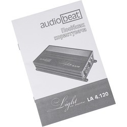 Автоусилители AudioBeat LA 4.120