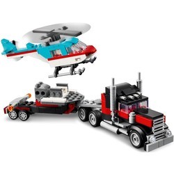 Конструкторы Lego Flatbed Truck with Helicopter 31146