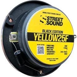 Автоакустика Street Sound YELLOW 25F (Black Edition)