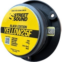 Автоакустика Street Sound YELLOW 25F (Black Edition)