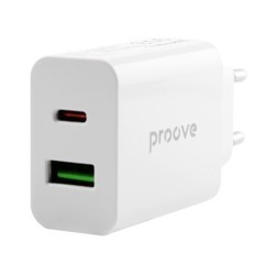 Зарядки для гаджетов Proove Rapid 20W Type-C + USB