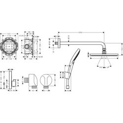 Душевые системы Hansgrohe Raindance S 240 27959670