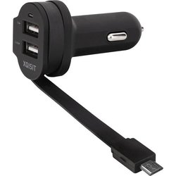 Зарядки для гаджетов Xqisit 6A Dual USB+micro USB
