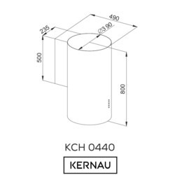 Вытяжки Kernau KCH 0440 GM серый