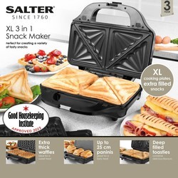 Тостеры, бутербродницы и вафельницы Salter Deep Fill EK2143