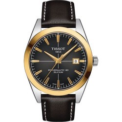 Наручные часы TISSOT Gentleman Powermatic 80 Silicium Solid 18k Gold Bezel T927.407.46.061.01
