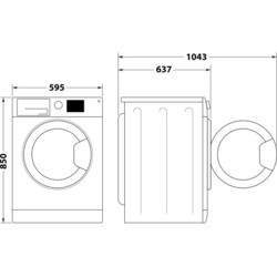 Стиральные машины Hotpoint-Ariston NSWE 965C WS UK N белый