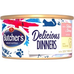 Корм для кошек Butchers Delicious Dinners Salmon\/Shrimps 85 g