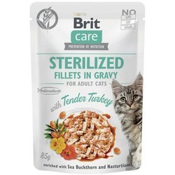 Корм для кошек Brit Care Sterilized Fillets in Gravy Turkey 85 g