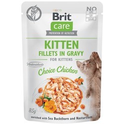 Корм для кошек Brit Care Kitten Fillets in Gravy Choice Chicken 85 g