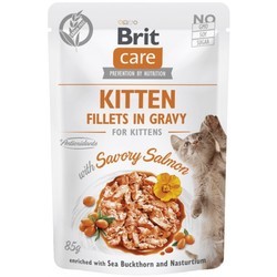 Корм для кошек Brit Care Kitten Fillets in Gravy Savory Salmon 85 g