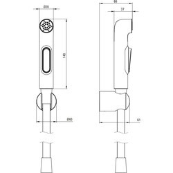 Душевые системы Deante Bidetta ANW 061B