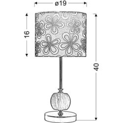 Настольные лампы Candellux Cort 41-34625