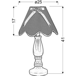 Настольные лампы Candellux Lola 41-14580