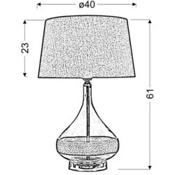 Настольные лампы Candellux Eco 41-21502