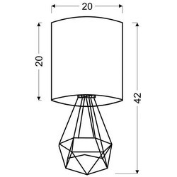 Настольные лампы Candellux Graf 41-62925