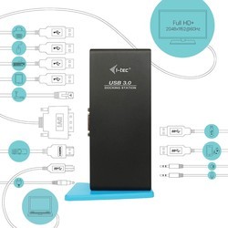 Картридеры и USB-хабы i-Tec USB 3.0 Dual Docking Station HDMI DVI