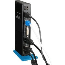 Картридеры и USB-хабы i-Tec USB 3.0 Dual Docking Station HDMI DVI