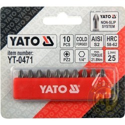 Биты и торцевые головки Yato YT-0471