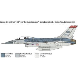 Сборные модели (моделирование) ITALERI F-16 A Fighting Falcon (1:48)
