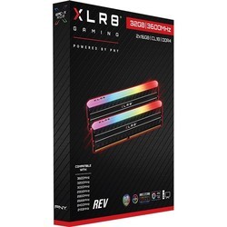 Оперативная память PNY XLR8 Gaming REV DDR4 2x8Gb MD16GK2D4360018X2RGB