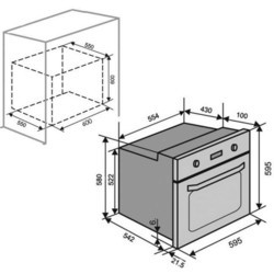 Духовые шкафы VENTOLUX EO56TC 6P BK