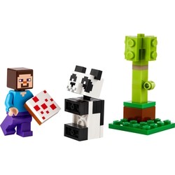 Конструкторы Lego Steve and Baby Panda 30672