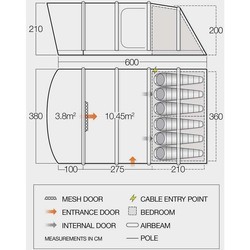 Палатки Vango Antrim Air 600XL