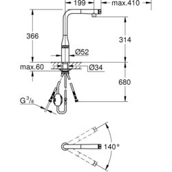 Смесители Grohe Essence SmartControl 31928KF0