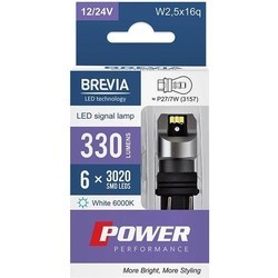 Автолампы Brevia Power P27\/7W 2pcs