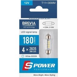 Автолампы Brevia S-Power C5W 2pcs