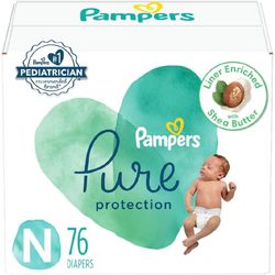 Подгузники (памперсы) Pampers Pure Protection Newborn \/ 76 pcs